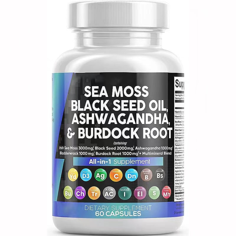 DISCOVER OUR EXCLUSIVE BLEND - Introducing MineralProXII Blend, MULTIPLE HEALTH BENEFITS UNVEILED - Embark on a journey to vitality with our Sea Moss Supplement,A SYNERGISTIC SOLUTION - Immerse yourself in the rich blend of Irish Sea Moss